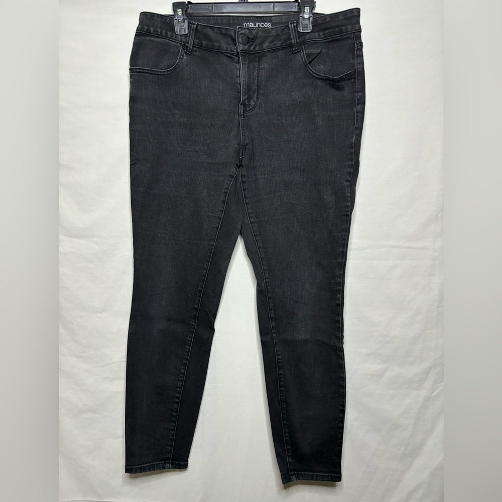 Maurice’s women’s black skinny jeans 14W Regular